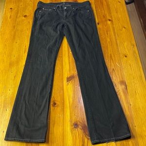 7 for all mankind black trouser jeans